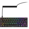 Klawiatura Sharkoon 100065630 60% przewodowa USB QWERTZ niemiecka czarna