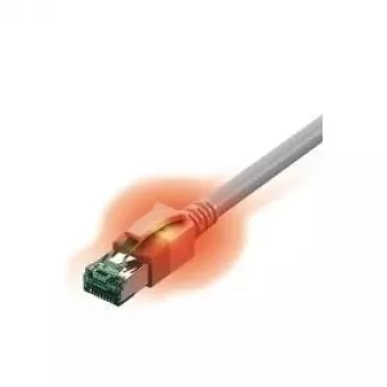 Kabel krosowy EasyLan DualBoot LED kat.6A (ISO/IEC), S/FTP, szary, 5,0 m, z identyfikacją LED