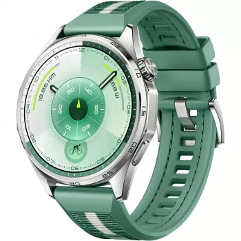 Huawei WATCH GT6 3,73 cm (1,47 cala) AMOLED 46 mm Cyfrowy 466 x 466 pikseli Dotykowy Stal nierdzewna GPS (satelitarny)