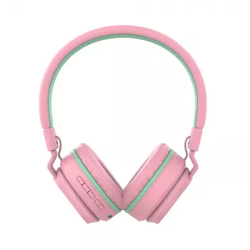 Słuchawki Tellur Buddy Bluetooth nauszne różowe