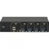 Przełącznik KVM Inter-Tech IPC AS-41HUS 4 porty USB