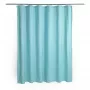 Zasłona prysznicowa Beldray LA035655FAS Waffle Design niebieska, materiałowa zasłona łazienkowa 180x180 cm