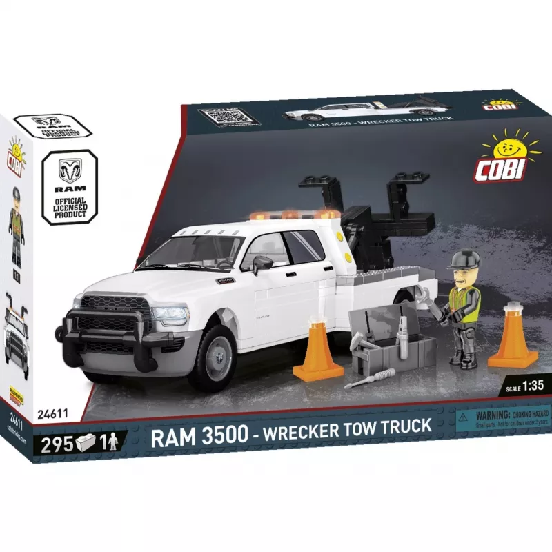 Cobi Wrecker Tow Truck RAM 3500 zabawka konstrukcyjna COBI-24611, zestaw klocków