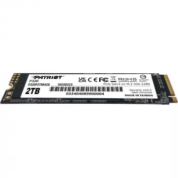 Dysk SSD Patriot P320 2TB M.2 2280 PCIe 3.0 x4 NVMe