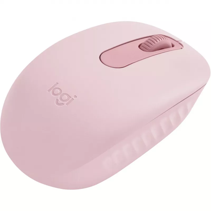 Logitech M196 - Mysz - dla prawo- i leworęcznych - optyczna - 3 przyciski - Bezprzewodowa - Bluetooth - różowa (910-007461)
