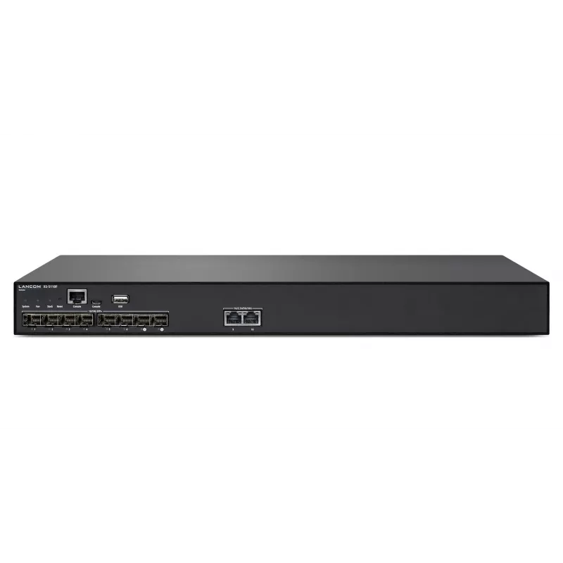 LANCOM XS-5110F Zarządzany przełącznik L2/L3 10G Ethernet (100/1000/10000) 1U Czarny