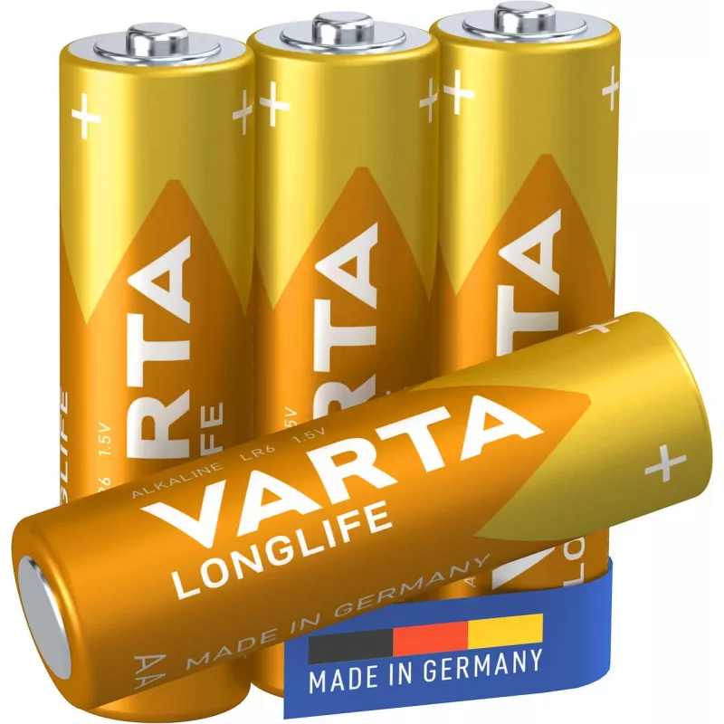 Varta Longlife Extra - bateria 4 x alkaliczna AA (04106101414)