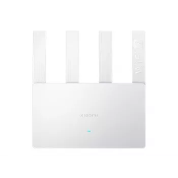Przenośny router bezprzewodowy Xiaomi BE3600 — Dwuzakresowy 2,4/5 GHz, Wi‑Fi 7 (802.11be), 2,5 Gigabit Ethernet, 4× LAN, 2x2 anteny, Biały