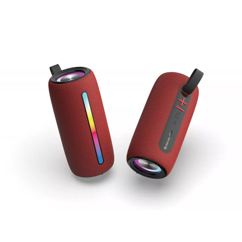 Głośnik Bluetooth Denver BTL-360BD RGB 2x50W bordowy