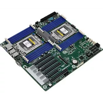 Płyta główna ASRock ROME2D16-2T LGA 4094 EEB, dwuprocesorowa, 16 gniazd DIMM DDR4, 3.2 TB RDIMM, 5x PCIe x16 Gen4, 16x SATA III