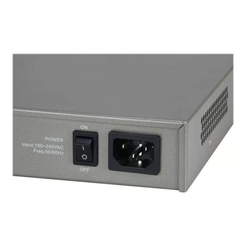 LevelOne GTL-2091 Zarządzany przełącznik L3 Gigabit Ethernet (10/100/1000) Szary