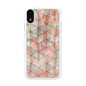 Etui na smartfona iKins do iPhone XR — diamentowo białe etui ochronne
