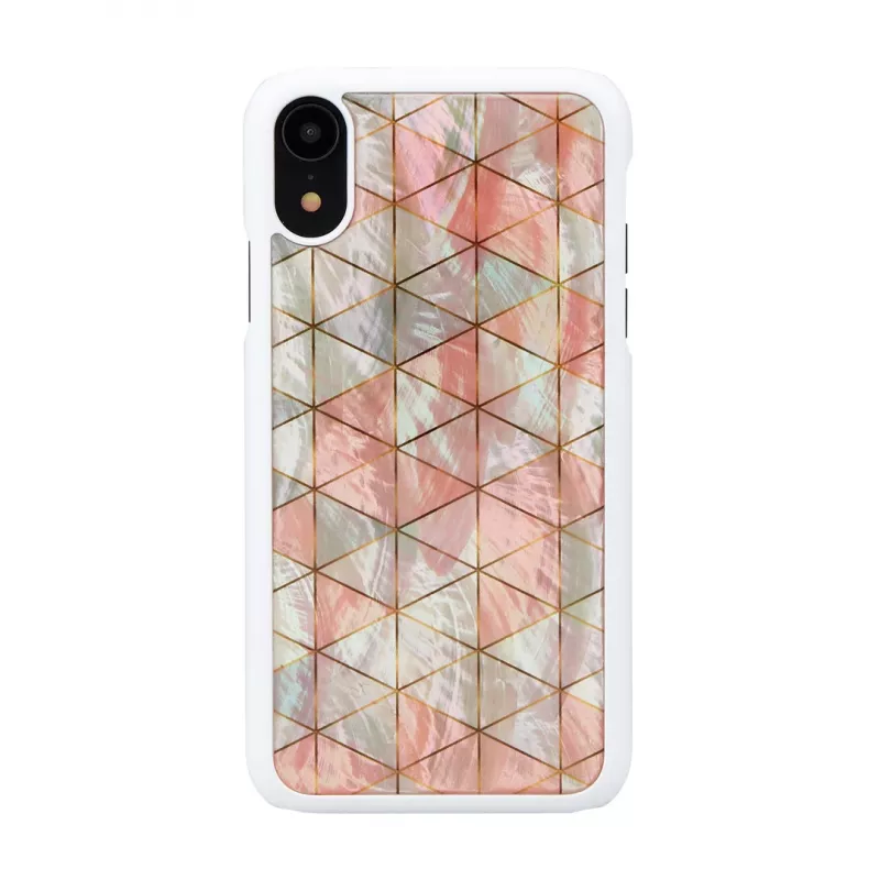Etui na smartfona iKins do iPhone XR — diamentowo białe etui ochronne