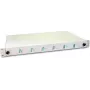 Lightwin LWL Splice Box, 12 włókien, 6x DLC Multimode, 50/125µm OM3 Pigtail Splice Boxes (SPBOX 12G50 OM3 DLC)