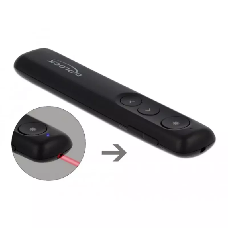 Laser Presenter DeLOCK USB 64092 czarny