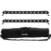 Zestaw LED bar EUROLITE 2x LED BAR-12 QCL RGBW z miękkim pokrowcem — 2 sztuki, diody QCL RGBW