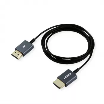 ROLINE HDMI-Coaxial kabel ultraschlank 8K60 ST/ST - Kabel - Cyfrowy/Wyświetlacz/Wideo (11.04.5937)