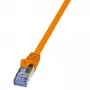 LogiLink Kabel sieciowy 2 m Kat.6A RJ-45 S/FTP pomarańczowy