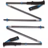 Kijki trekkingowe Distance Z, fitnessowe, szare, 1 para, 130 cm