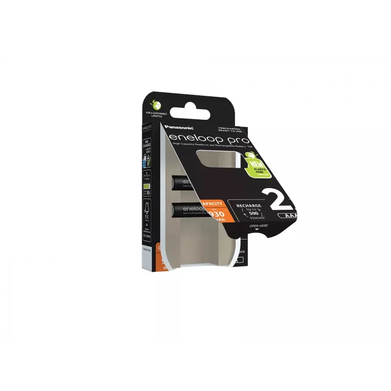 Akumulatory PANASONIC ENELOOP PRO AAA 930 mAh 2 szt. (BK-4HCDE/2CP)