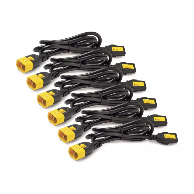 APC AP8702S-NA kabel zasilający Czarny 0,61 m wtyk C13 wtyk C14