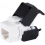 Moduł Keystone ShiverPeaks 08-10037 Płaski Czarny Biały RJ-45