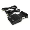 SAVIO CL-145 konwerter VGA do HDMI, audio, Full HD, czarny