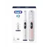 Braun Oral-B iO Series 6 Duo Elektryczna Szczoteczka do Zębów 2-Pak Biały/Różowy