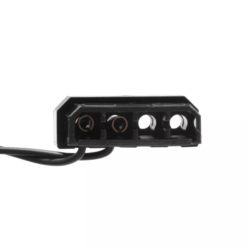Akyga AW-12E-BR wentylator obudowy 120 mm, 33 czerwone diody LED, Molex, czarny