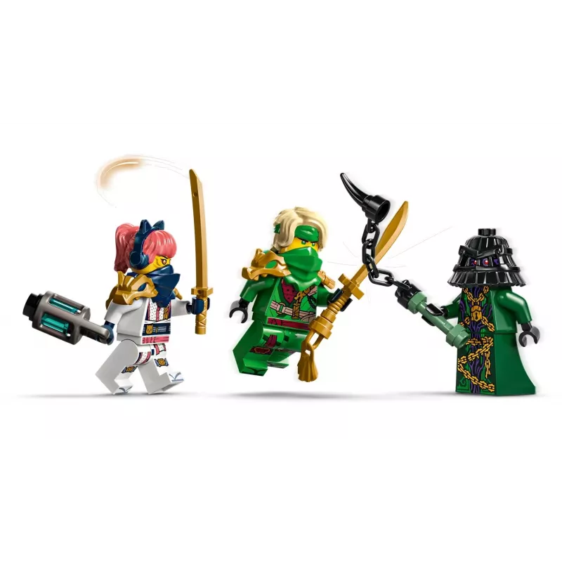 Klocki LEGO NINJAGO 71842 Rontu – mistrzowskie smoki – 381 elementów, 4 minifigurki, model do ekspozycji 130 mm