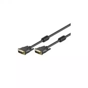 Kabel Wentronic Goobay DVI-D FullHD Dual Link, czarny, 5 m - 93112