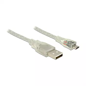 Kabel USB DeLOCK 83901 USB 2.0 2 m USB A Micro-USB B Przezroczysty