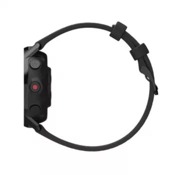 Polar Grit X Pro - Titanium - Zegarek sportowy z paskiem - perforowana skóra - szary - Rozmiar paska: M/L - Wyświetlacz 3cm (1.2) - Bluetooth - 41 g (90085777)