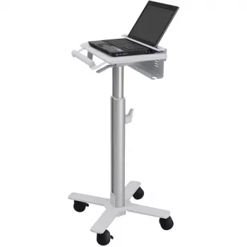 Ergotron StyleView Wózek na laptopa, SV10 - Wózek na notebook - medyczny - Metal - Biały, Aluminium - Rozmiar ekranu: do 43,2 cm (do 43,20 cm (17)) (SV10-1100-0)
