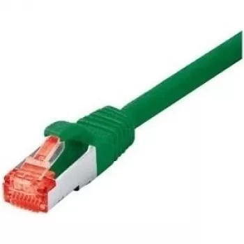 Tecline exertis Connect - kabel krosowy - RJ-45 (M) do RJ-45 (M) - 25 m - kabel SSTP - CAT 6 - bezhalogenowy - zielony (71525G)