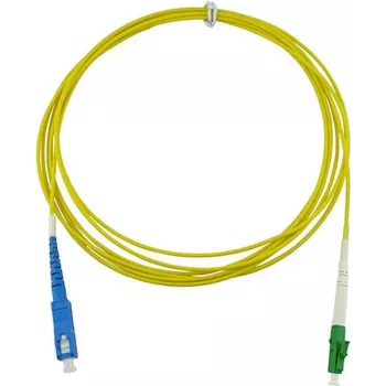 BlueOptics Simplex fibre optic patch cable, LC-APC/SC-UPC blue, 30 metres, single mode E9/125m, G.65