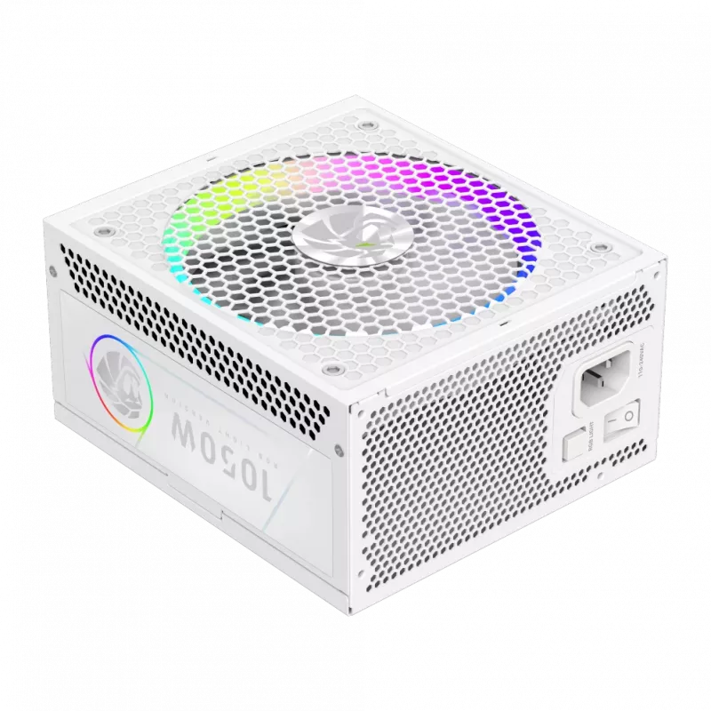 Zasilacz Gamemax, 80 PLUS, Gold | RGB 1050G WH | 1050 W