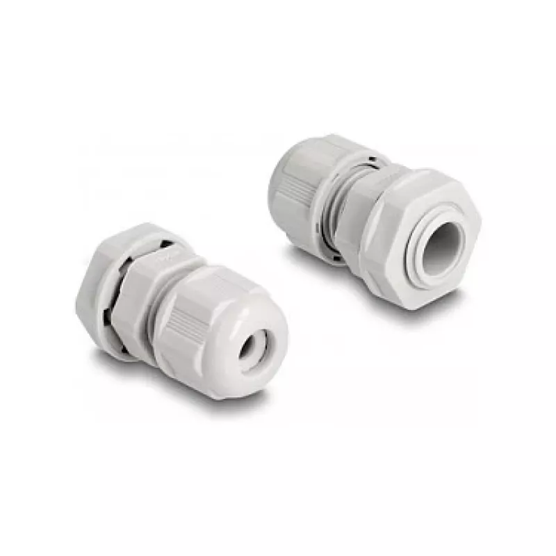 DeLOCK EX kabel Gland M12 szary 2 sztuki Poliamid