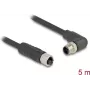 Kabel do czujników/aktuatorów DeLOCK 80531 5 m RST M12 czarny