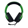 Przewodowy zestaw słuchawkowy dla graczy Razer Kraken V4 X — nauszne, 20–20000 Hz, kabel 1,8 m, 310 g, czarno-zielony