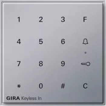 Akcesorium do przełącznika elektrycznego Gira 260565, wykończenie aluminiowe, ochrona IP44