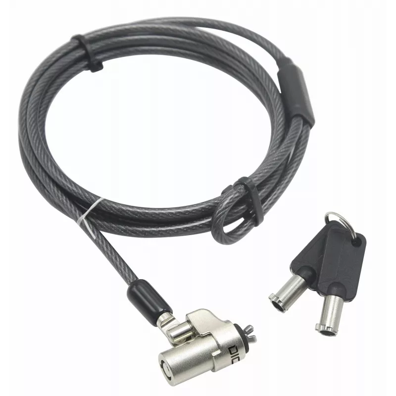 Blokada linkowa DICOTA D31540 Czarna 2 m