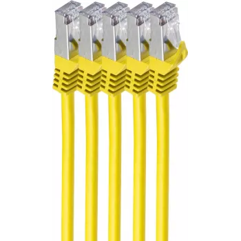 Kabel sieciowy ShiverPeaks BS75515-Y-SET5 5m Cat7 S/FTP