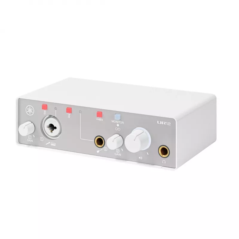 Interfejs audio YAMAHA UR12MK3 biały - kompaktowy interfejs USB 2 we./2 wy.