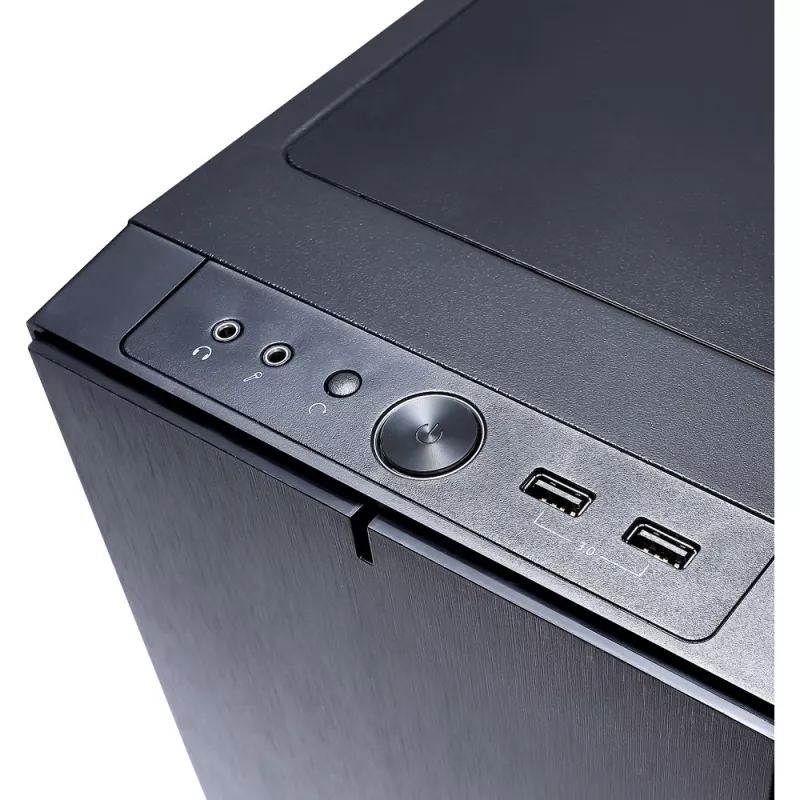 Fractal Design Define Nano S - Window - obudowa - ITX - bez zasilacza (ATX) - czarna - USB/Audio (FD-CA-DEF-NANO-S-BKW)