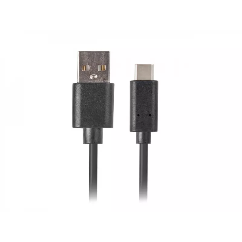 Kabel USB 2.0 LANBERG CA-USBO-10CU-0005-BK — USB A na USB C, 0,5 m, czarny