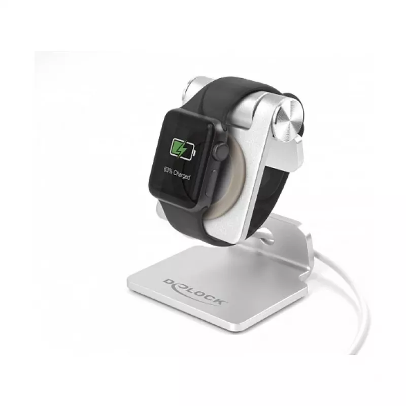 Uchwyt aktywny DeLOCK 18428 Srebrny Telefon komórkowy Smartfon Smartwatch
