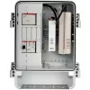 Szafa konwertera mediów Axis T98A18-VE A - Konwerter mediów - GigE - 10Base-T, 100Base-TX, 1000Base-X, 100Base-X - 2 porty - RJ-45 / SFP (mini-GBIC)
