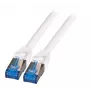 EFB-Elektronik Kabel krosowy RJ45 kat. 6A S/FTP TPECat.7 surowy kabel superflex biały 3m Producent: EFB Elektronik (K5525FWS.3)