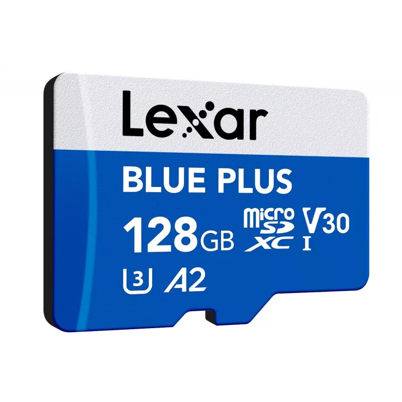 Karta pamięci MicroSDXC Lexar niebieski PLUS 128 GB UHS‑I U3 V30 170 MB/s